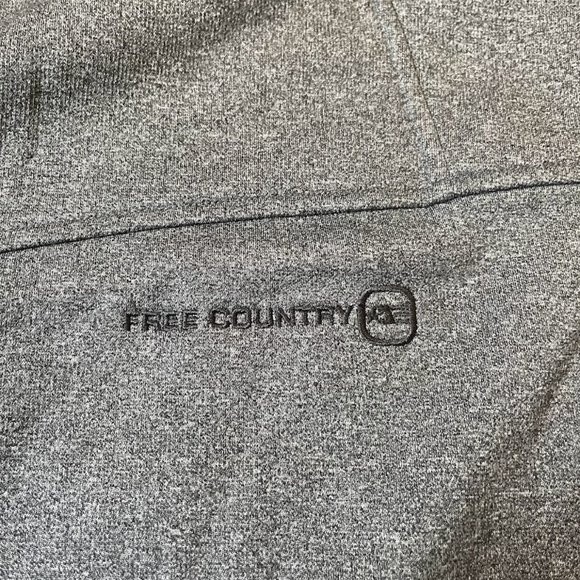 Grey Free Country Men's Hooded Jacket Size X-Large - Picture 4 of 9